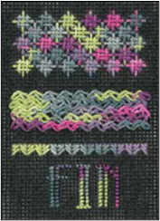 Stitch Library 22: Walnetto through Zig Zag Tent