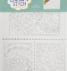 Persian Paisley - Perforated Paper Color Stitch